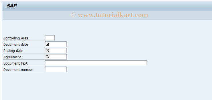 SAP TCode CJG1 - Enter Transfer Price Allocation