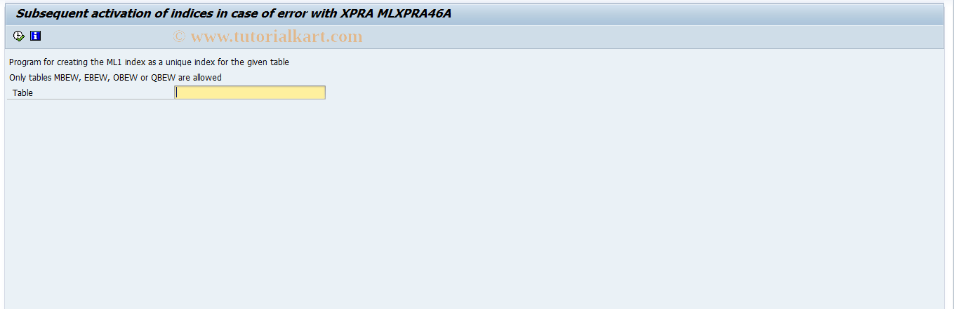 SAP TCode CKMLXPRA46A - Post-Processing Report for 46A-XPRA