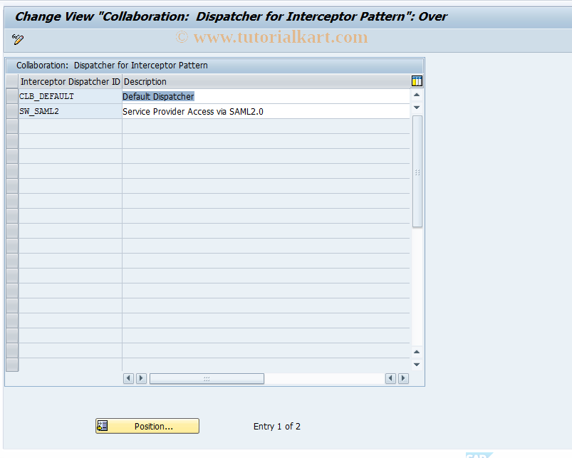 SAP TCode CLB_IC_DISP - Collaboration: Dispatcher