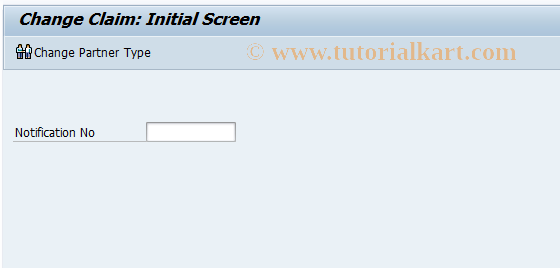 SAP TCode CLM2 - Change Claim