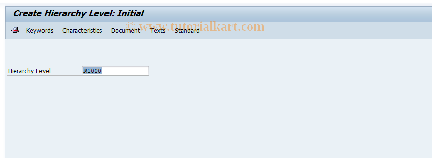 SAP TCode CLWM - Create MMS Material Group Hierarchy