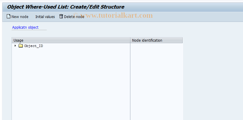 SAP TCode CMS_CUS_BDT_022 - CMS Control: Where-Used List Struct.