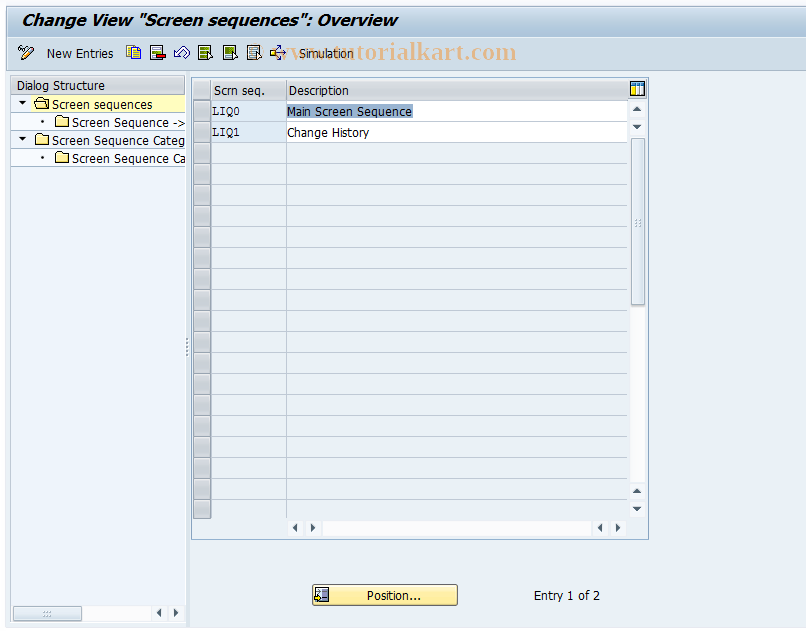 SAP TCode CMS_CUS_LIQ_BDT_006 - CMS Control: Applications