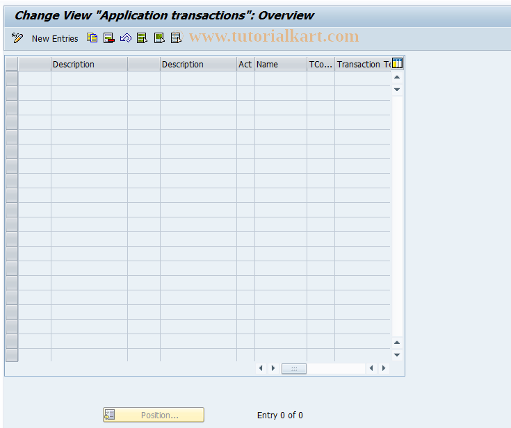 SAP TCode CMS_CUS_LIQ_BDT_015 - CMS Control: Applications