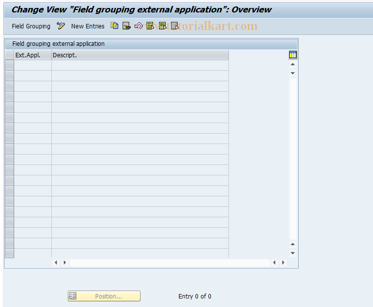 SAP TCode CMS_CUS_LIQ_BDT_105 - CMS Control: Applications