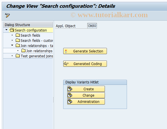 SAP TCode CMS_CUS_OMS_BDT_020 - CMS Control: Search Help