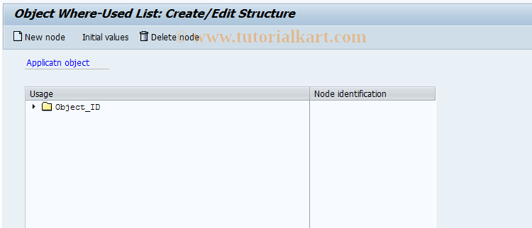 SAP TCode CMS_CUS_OMS_BDT_022 - CMS Control: Where-Used List Struct.