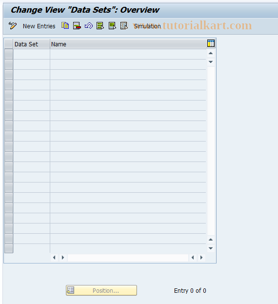 SAP TCode CMS_CUS_OMS_BDT_023 - CMS Tax: Data Sets