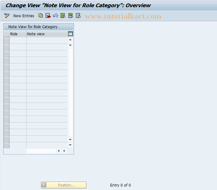 SAP TCode CMS_CUS_OMS_BDT_106 - CMS-Cust: Notes on Roles