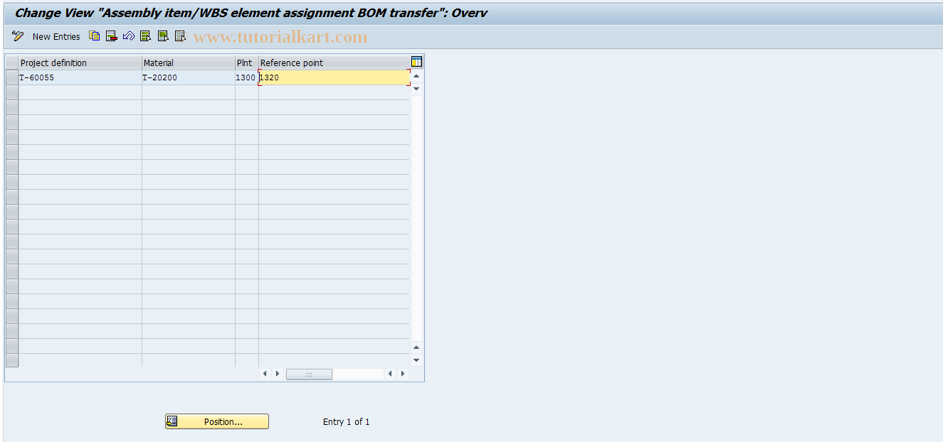 SAP TCode CN34 - Maintain release table TCNRL