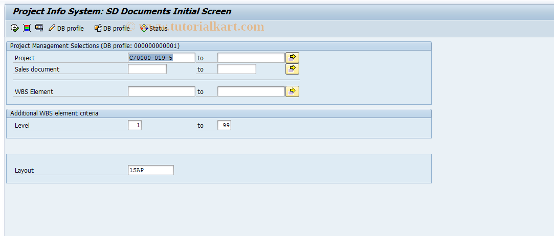 SAP TCode CN54N - Overview: Sales Document