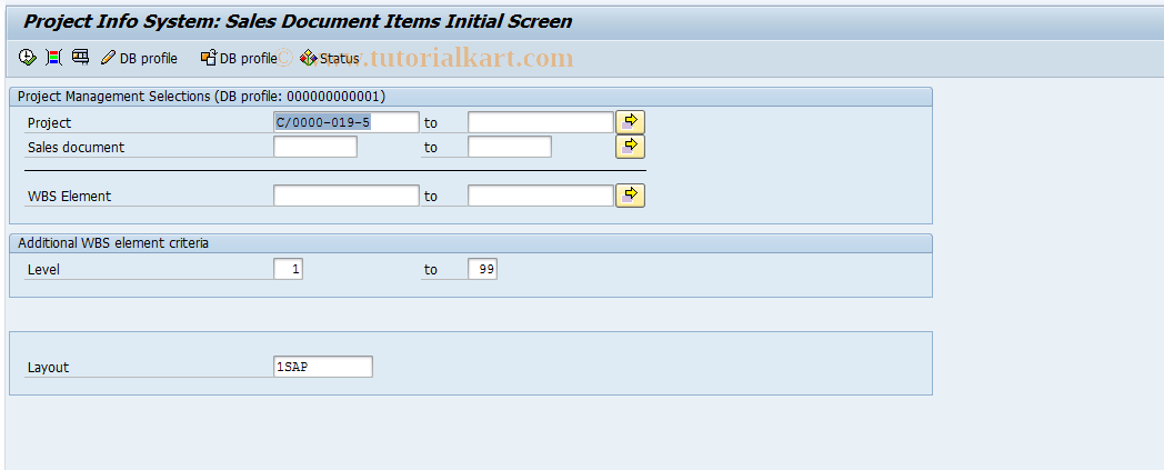 SAP TCode CN55N - Overview: Sales and Distribution Document Items