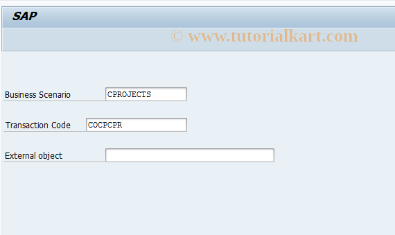 SAP TCode COCPCPRE - Cockpit for Controlling Integration