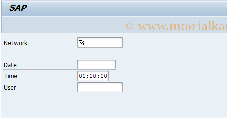 SAP TCode CODC - Change Documents for Network