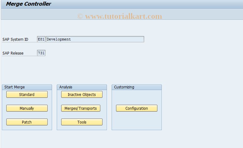SAP TCode COFI - Create Command Files