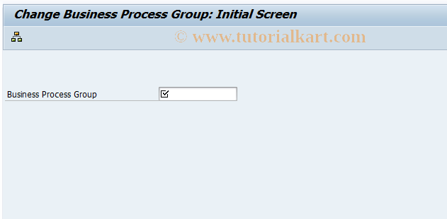 SAP TCode CPH2 - Change Business Process Group
