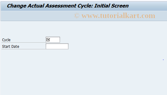 SAP TCode CPP2 - Change Actual Assessment for Processes