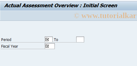 SAP TCode CPP6 - Actual Assessment Processes: Overview
