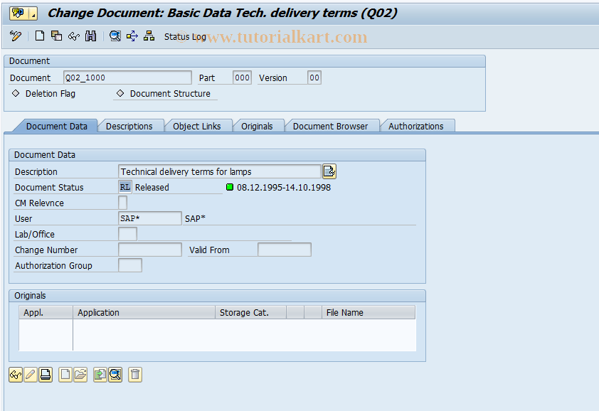 SAP TCode CPT2 - Change Template