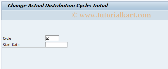 SAP TCode CPV2N - Change Actual Distribution Process