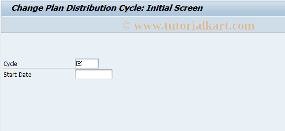 SAP TCode CPV8 - Change Plan Process Distribution