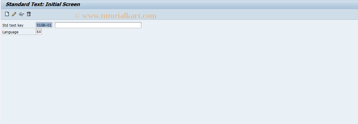 SAP TCode CR09 - Task list reference text