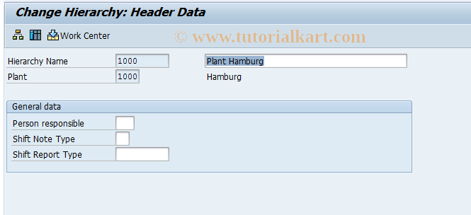 SAP TCode CR22 - Change Hierarchy