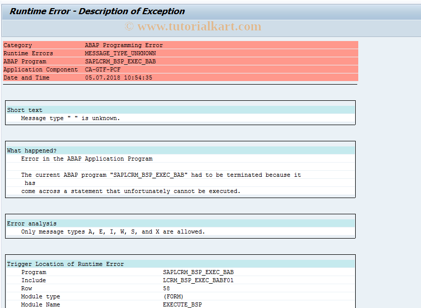 SAP TCode CRMC_EXEC_BAB_C - CRM: Start BAB in Customer Mode