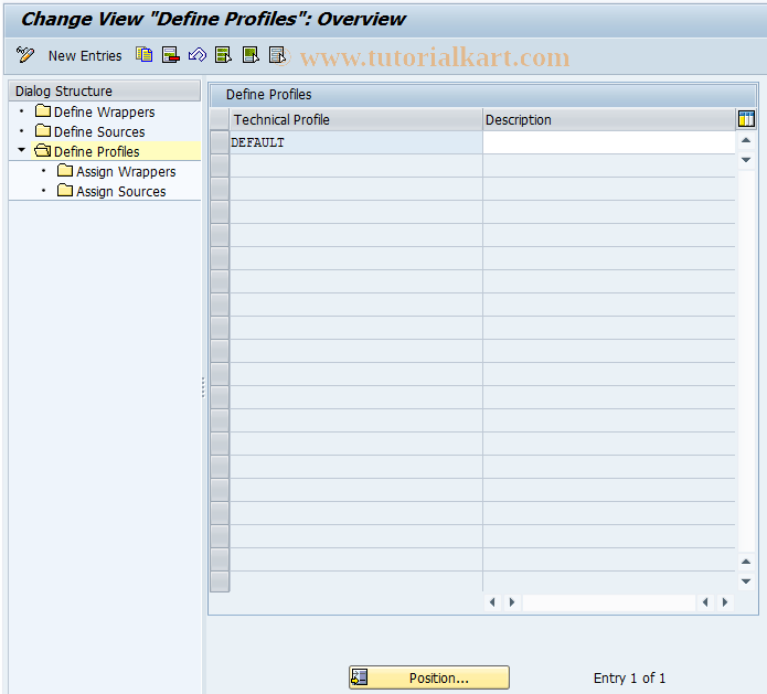 SAP TCode CRMC_IC_ACTPROF - Activity Clipboard Technical Profile