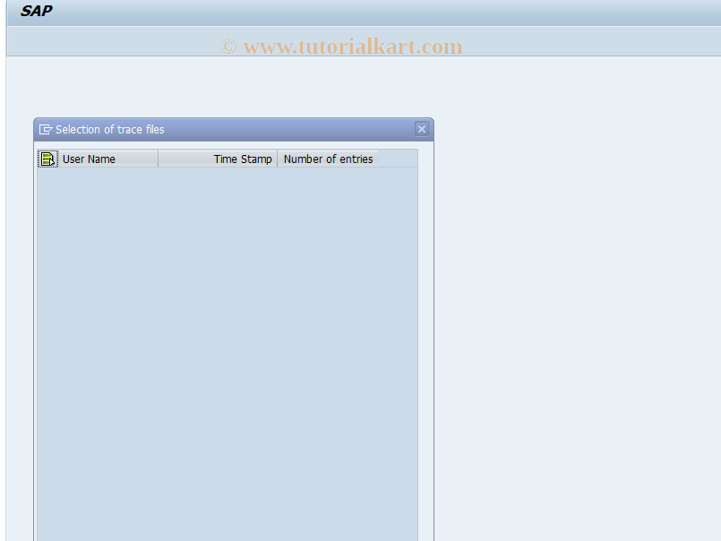 SAP TCode CRM_ICI_TRACE - ICI Trace Display and Comparison