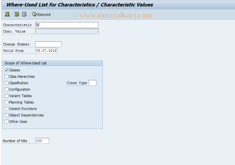 SAP TCode CT11 - CT12