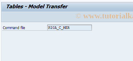 SAP TCode CTCP - Copy C tables for characteristics