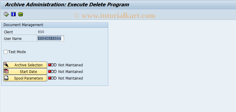 SAP TCode CVLO - Delete Archived DMS Table Entries