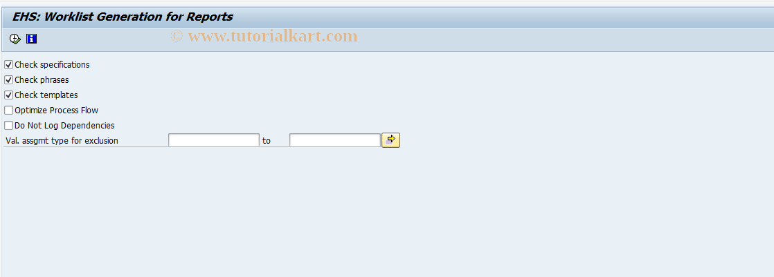 SAP TCode CVRC1AVGE1 - RC1AVGE1 - Authorization Test