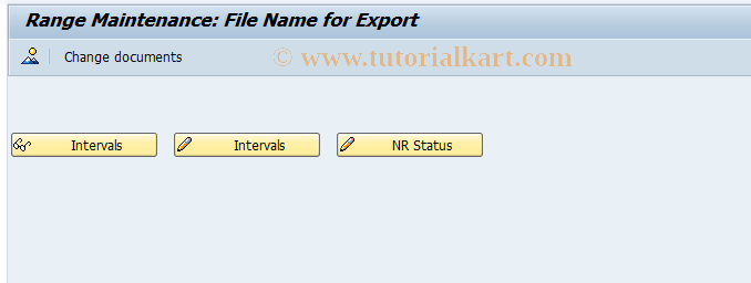 SAP TCode CVSNUMEXPORT - EHS Number Range: CVD_EXPORT