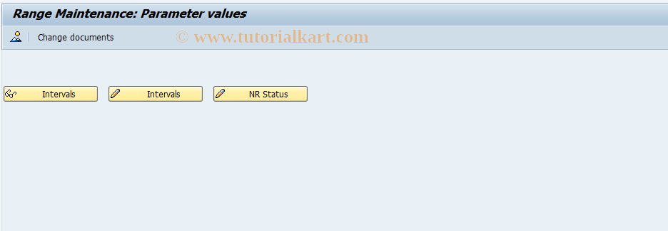 SAP TCode CVSNUMPARID - Edit Number Range: CVD_PARID