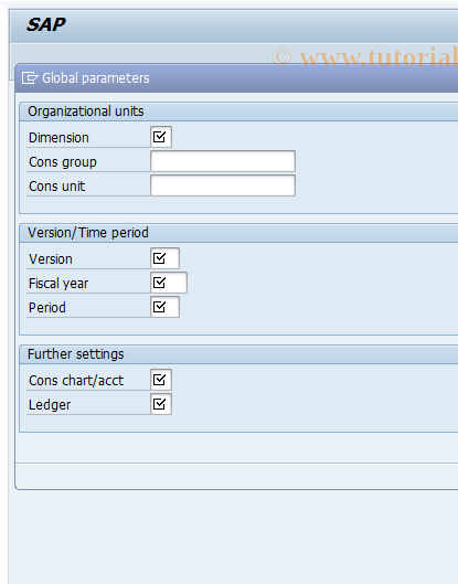 SAP TCode CX17 - Display Item Hierarchy