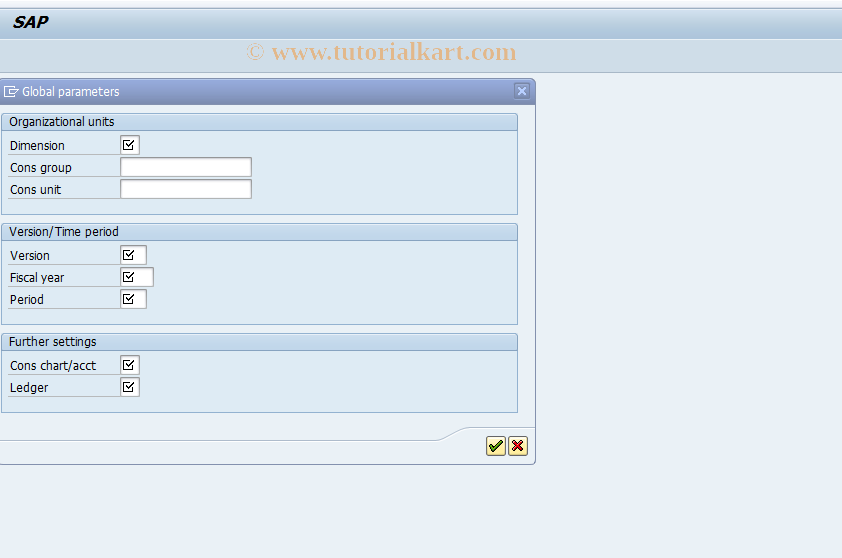 SAP TCode CX1X_OLD - Edit Cons Group Hierarchies