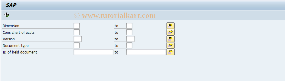 SAP TCode CX5E - Delete Held Documents