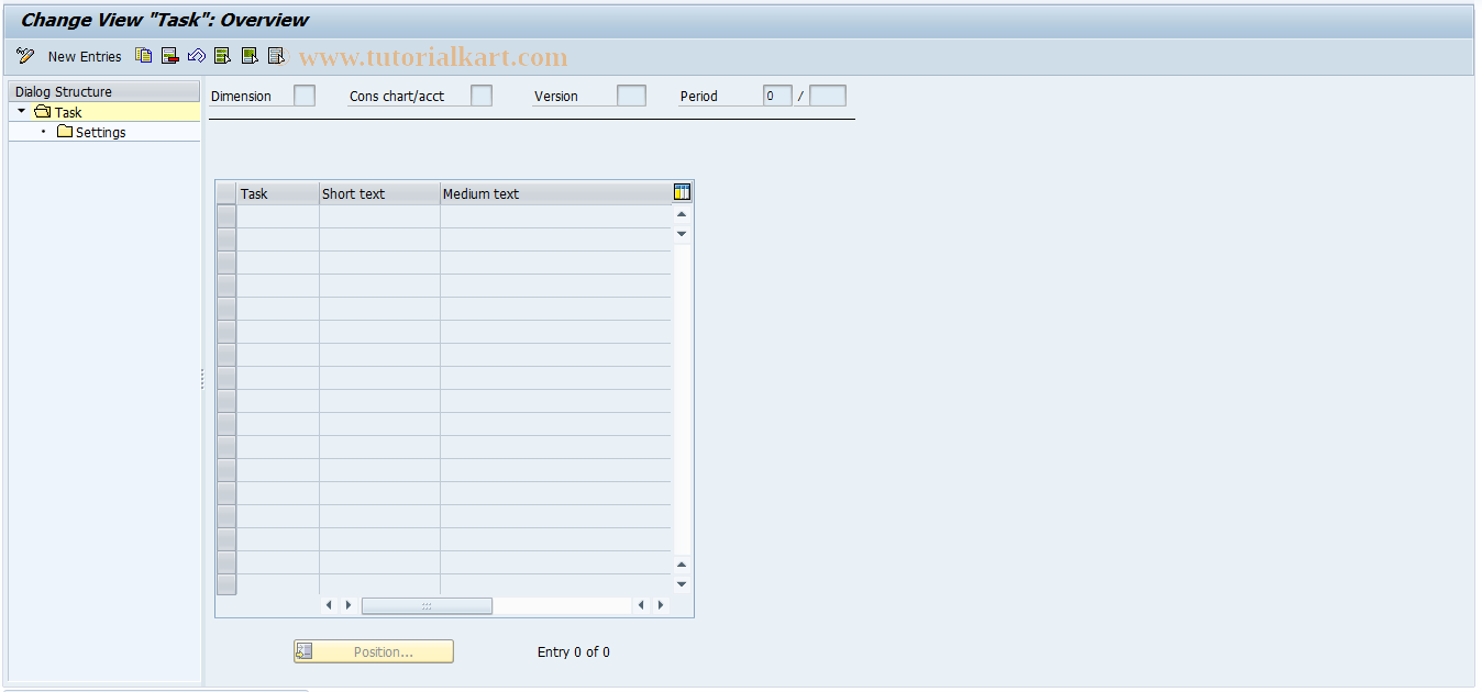 SAP TCode CX5T7 - IMG: Tasks for Elim. of P/L in Invoice 