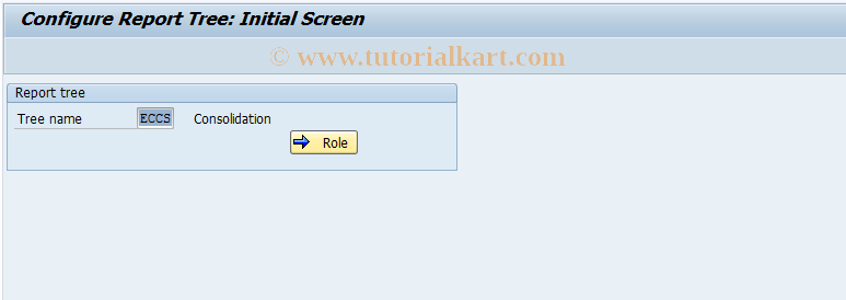 SAP TCode CXCY - Customizing of Report Selection