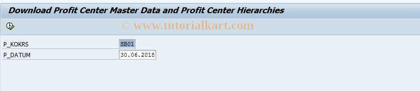 SAP TCode CXNL - Cons: Download PrCtr Master/ Hierarchy 