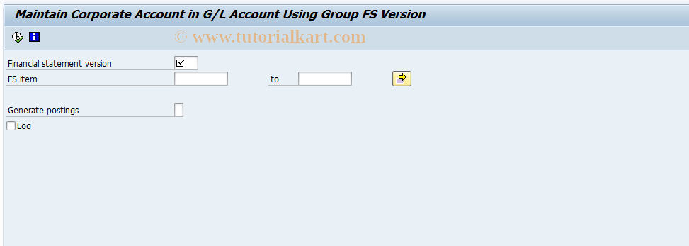 SAP TCode CXNV - Maintain Group Account in G/L Account