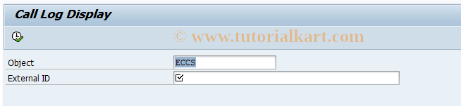 SAP TCode CXP0 - Call Log Display