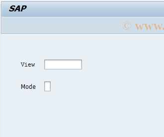 SAP TCode CXVM - Call View Maintenance