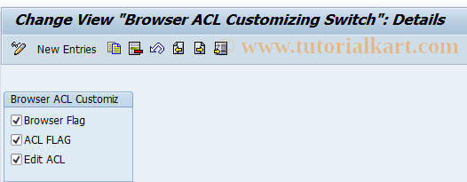 SAP TCode DCSWITCH - Browser and ACL switch