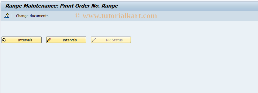 SAP TCode DD_PONUM - Number range maintenance: DD_PONUM