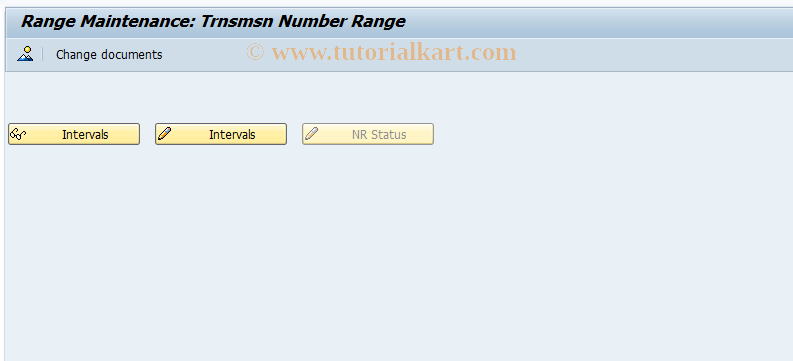 SAP TCode DD_TRNUM - Number range maintenance: DD_TRNUM