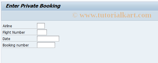 SAP TCode DRPBOOK - Display Private Booking