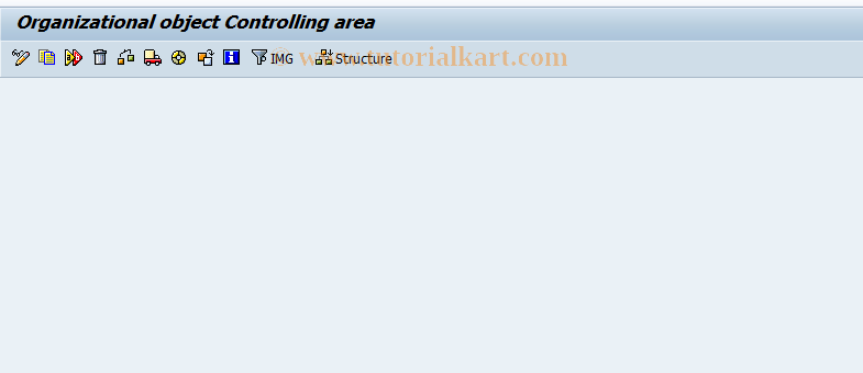 SAP TCode EC03 - Organizational Object Copier: Controlling Area